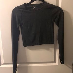 Long sleeve Crop Gymshark workout top